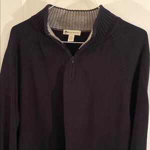 Wilke-Rodriguez 1/4-Zip Sweater Size XXL Navy BIG